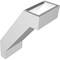 Ekena Millwork 5-in. W x 8-in. D x 12-in. H Burlington Architectural Grade PVC Knee Brace BRCP05X08X12BUR - alternate 2